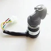 New 5 Wire Ignition Key Switch with Cap for 50cc 70cc 90cc 110cc 125cc 150cc ATV Go-Kart Go Cart Karting