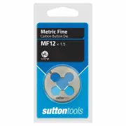 Sutton M4041207 - Button Die - Carbon: MF12 x 1.5mm 1-1/2" OD
