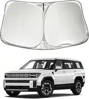 Windshield Sun Shade Sunshade Compatible with Hyundai Santa Fe 2025 2024 2023 2013-2022 Accessories, Car Front Window Sun Shield Protection Cover