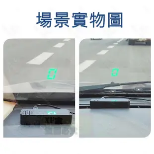 【2023臺灣專用圖資測速照相反射膜時速表】 現貨新款免運 車用HUD抬頭顯示器帶遮光罩 GPS固定測速器 區間測速