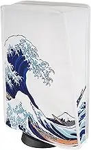 PlayVital Dust Cover for ps5, Waterproof Dust Guard for ps5 Console, Anti Scratch Dust proof Cover Sleeve for ps5 Console Digital Edition & Disc Edition - The Great Wave