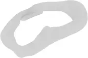 VR Glasses Silicone Eye Mask for Oculus Quest VR Glasses Silicone Eye Mask for Oculus Quest 2 Breathable Anti Sweat VR Protective Cover (White)