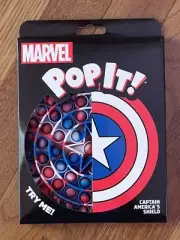 RARE Disney Marvel CAPTAIN AMERICA Fidget POP IT Super Hero Toy NEW