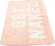 Luxshiny Cute Non-Slip Bath Mat Super Absorbent Shower Rug Unique Design for Bathroom Kitchen Thick Anti-Skid Floor Carpet Present for Home Decor Housewarming
