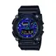 【CASIO G-SHOCK】工業風格街頭時尚雙顯運動腕錶-幻炫藍/GA-900VB-1A/台灣總代理公司貨享一年保固