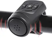 Electric Bike Horn, Electronic Bicycle Bell, 140DB Bike Horn for Adults, 4 Sound Modes Waterproof Horn for Bike, Loudest Bike Horn with Rechargeable Battery for Mountain Bike/Road Bike-Black