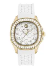 Philipp Plein Womens Gold 38mm Strap Fashion Watch