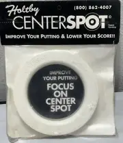 Holtby Center Spot Putting Aide Hole Reducer New Sealed Improve Putting Game