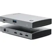 Alogic BLAZE Thunderbolt 4 Docking Station for Notebook/Desktop PC/Hard Drive/Monitor - Space Gray - 2 Displays Supported - 4K - 3840 x 2160 - 1 x -