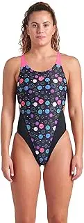 [arena] Women's Performance Funny Prints Collection Contour Swim Tech Back Swimsuit