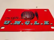 1967 the girl from u.n.c.l.e. marx co. toy license plate