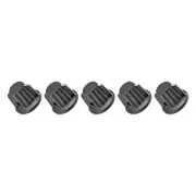 Potentiometer Control Knob Insert Shaft Switch Knobs 25x20mm/ 6mm/Black / 5Pcs