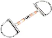 Horse Mouth Copperamp Stainless Steel Snaffle, Stainless Steel Dee Bit, Horse Tool for Horse Bit Horse