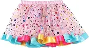mercenary Sequin Tutu | Layered Tutu with Sequins | Girls Tutu Skirt for Dance, Carnival, Glitter Skirt for Kids Girls Aged 3 Years and Up