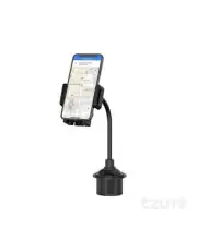 FlexiView Auto Cup Holder Phone Mount, Fully Adjustable Gooseneck Phone Holder