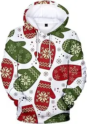 [neogor] Shirt Sweater Unisex Men Snowman Hooded Sweater