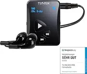 Tin-Nik DAB-398S Portable Digital DAB Radio, DAB+/DAB/FM Mini Radio, Pocket FM Radio with Earphones, OLED Display, Rechargeable Battery for Sports,Run, jogging or Cycling