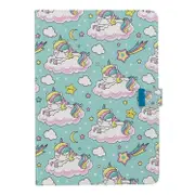 For iPad 2/3/4 Colored Drawing Pattern Horizontal Flip Leather Case