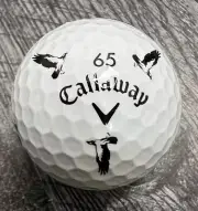 Callaway Chrome Soft Truvis Black Hall Golf Club Rare New Golf Ball (1)