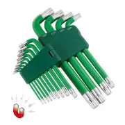 Powerbuilt 13 Piece Long Arm Tamper-Proof Magnetic Torx Key Wrench Set - 941643