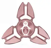 Fidget Spinner Tri-Spinner Aluminum Metal Penguin