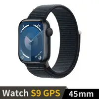 在飛比找神腦生活優惠-Apple Watch S9 GPS 45mm 午夜鋁錶殼配