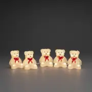 Set of 5 Acrylic Polar Bear - H15cm
