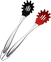 Bafnsiji 2pcs Spaghetti Serving Spoon, Silicone Pasta Fork, Silicone Slotted Spaghetti Spoon, Spaghetti Spoon, Silicone Spaghetti Server