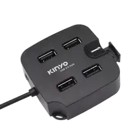 在飛比找蝦皮商城優惠-KINYO USB2.0支架集線器 HUB-27 USB擴充