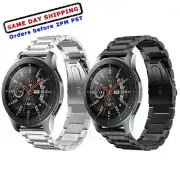 2 Pack fit Samsung Galaxy Watch 46mm Replacement Stainless Steel Band Bracelet