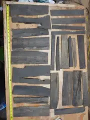 Black Ebony Scraps 11 LBS. For Your Art/ Wood Projects. #16