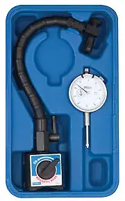 Flex Arm Base & White Face Dial Indicator Combo FOW-72-641-300 Brand New!