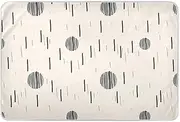 Trendy Polka Dot Beige Waterproof Pads for Bed Washable, Incontinence Pads for Bed Washable, Reusable Pads for Incontinence