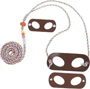 TOBBOMEY Adjustable Bearded Dragon Leash Reptile Traction Rope Outdoor Gecko Walking Harness Kit