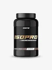 IGNITE ISOPRO 100% Whey Protein Isolate, Cookies & Cream, 1kg (30 Serves)