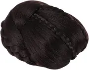 ELAYARD 1pc Retro Wig Bag Ladies Wigs Bridal Bun Hairpiece Toupee for Women Faux Hair Bun Braid Wig Chignon Braided Wig Curly Wigs Hair Accessory Girl Braid Hair Party Hair Accessory