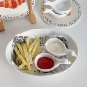 Dipping Sauce Swan Tomato Sauce Dish Cartoon Cute Seasoning Plates