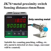 Digital Metal Induction Counter Meter Punching Counting W/Metal Proximity Switch