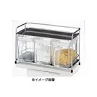 3x Clear Square Jar Lid Spice Herb Seasoning Condiment Storage Container822587F1