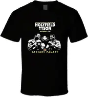 Mike Tyson Holyfield Fight T-Shirt For Men Women Retro trendy material X-Large