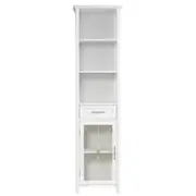 Delaney Linen Cabinet with 1 Drawer and 3 Open Shelves