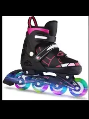 Ancheer Youth Inline Skates Kids Women Tripple Protect Adjustable Roller Blades