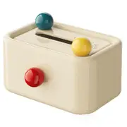 Cute Tissue Box with Lid Dustproof Paper Drawer Organizer for Living Room Table