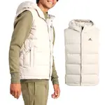 ADIDAS HELIONIC VEST 男 白色 運動 訓練 保暖 慢跑 羽絨 背心 HY3935