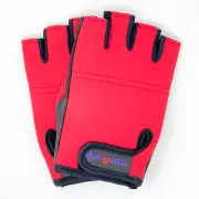 Tite Grip Aerial Fitness Gloves for Pole Dance & Weight Training - Red M/L