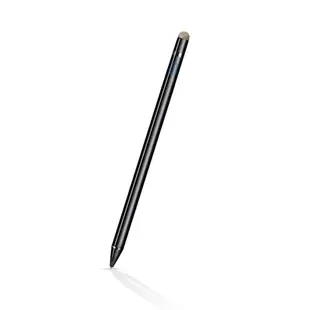 【TP-A101專業黑】雙頭兩用款主動式電容式觸控筆(加贈筆套及充電線)