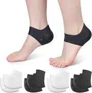 Breatable Heel Cups, Plantar Fasciitis Inserts, Heel Pads Cushion (6 Pairs) Great for Heel Pain, Heal Dry Cracked Heels, Achilles Tendinitis, for Men & Women.