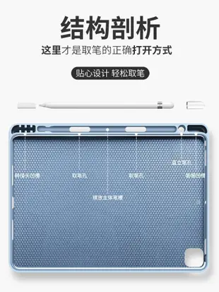 現貨熱銷-適用2021ipad鍵盤保護套帶筆槽ipad2020平板air42019款air3殼air2/1學習iPadp