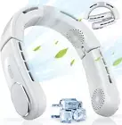 ChillGo Bladeless Neck Fan 5200mAh Personal Portable Fan Neck Air Conditioner Co