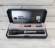 Zodiac Brand Promo Black Mini MagLite - NEW - UNUSED - Flashlight